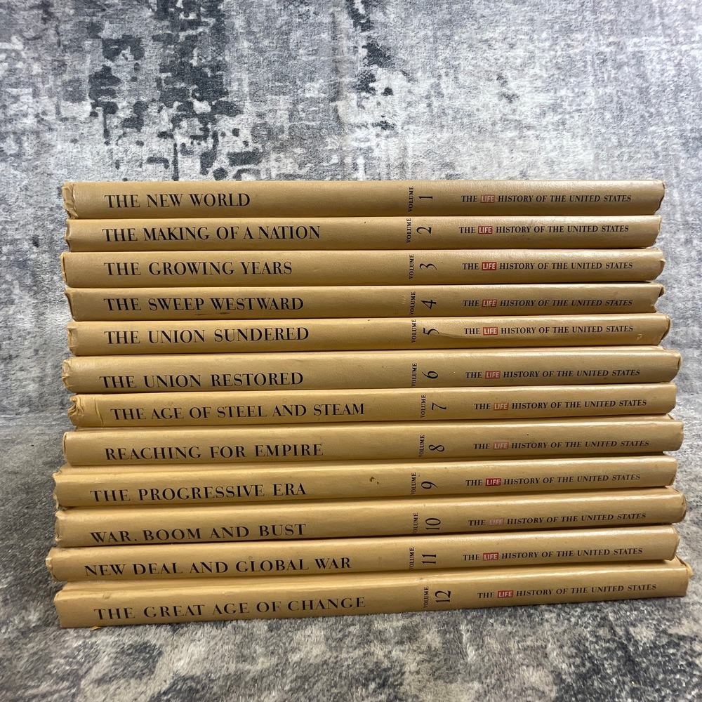 The Life History of the United States 12 Volume Complete Set Hardcover Books